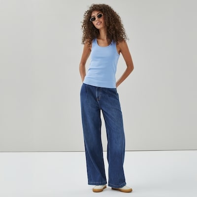 Organic Cotton Essential Tank Top - Blue