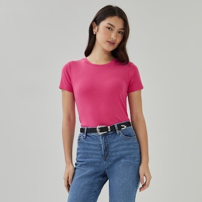Essential Organic Cotton T-Shirt - Magenta