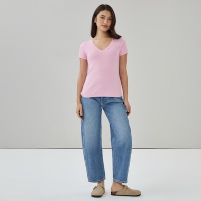 Joe Fresh T-shirt essentiel à col en V en coton biologique 1 ea, 16,00 $/1ch