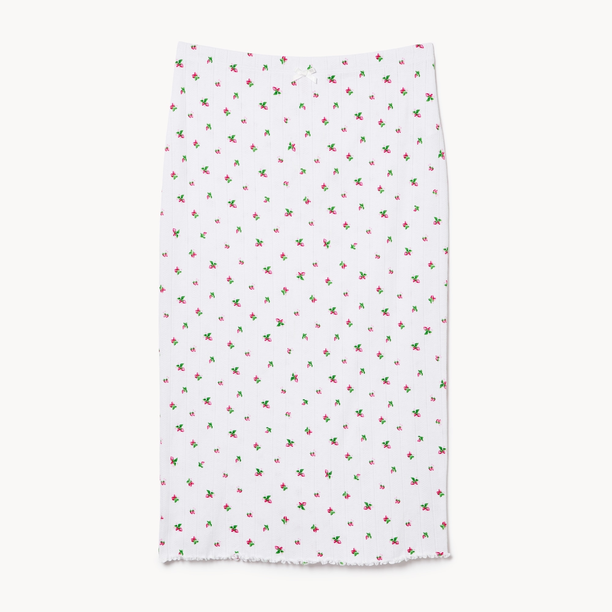 Pointelle Printed Sleep Skirt