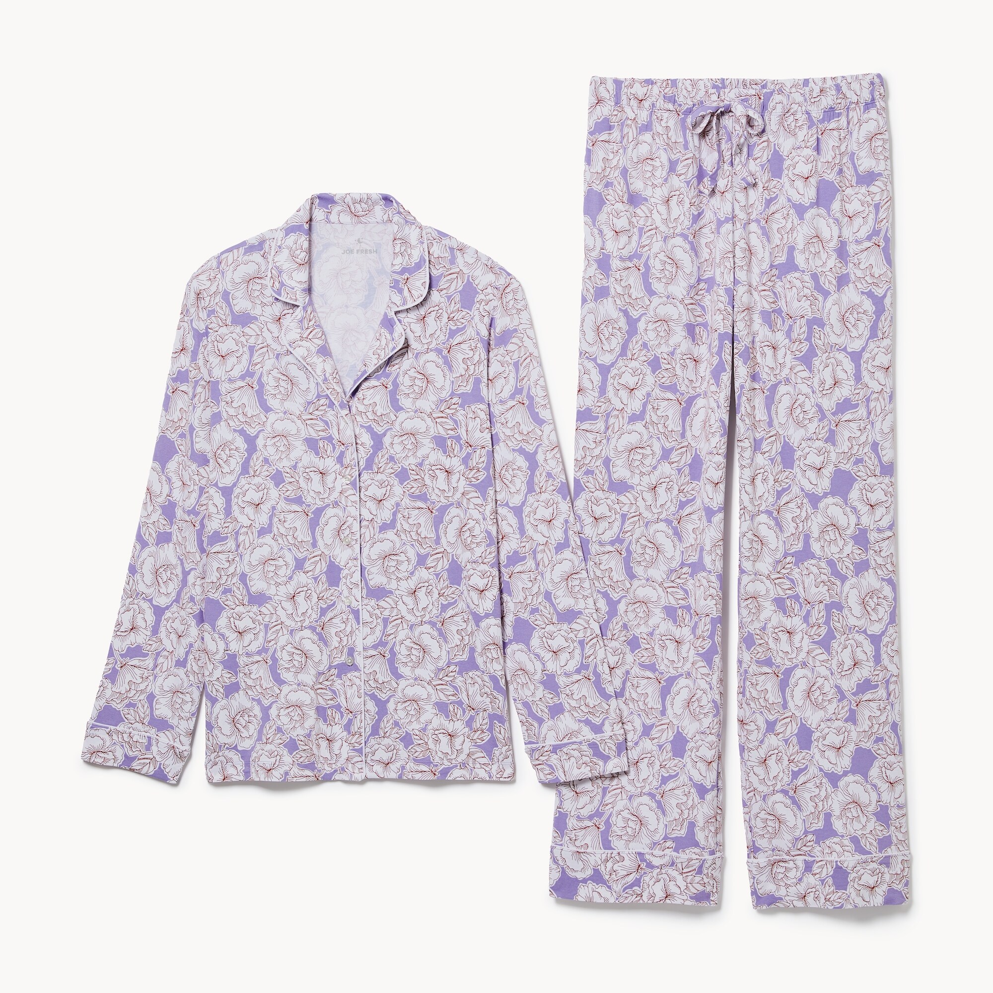 Ensemble pyjama imprimé de 2&nbsp;pièces