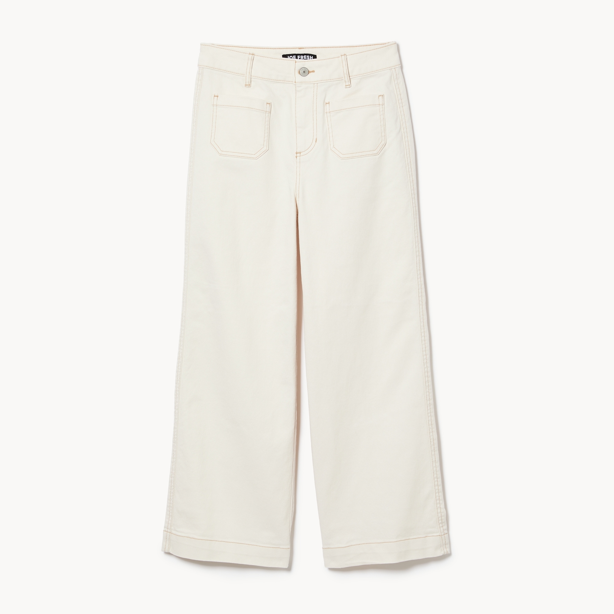 White High Rise Jean in Off White from Joe Fresh
