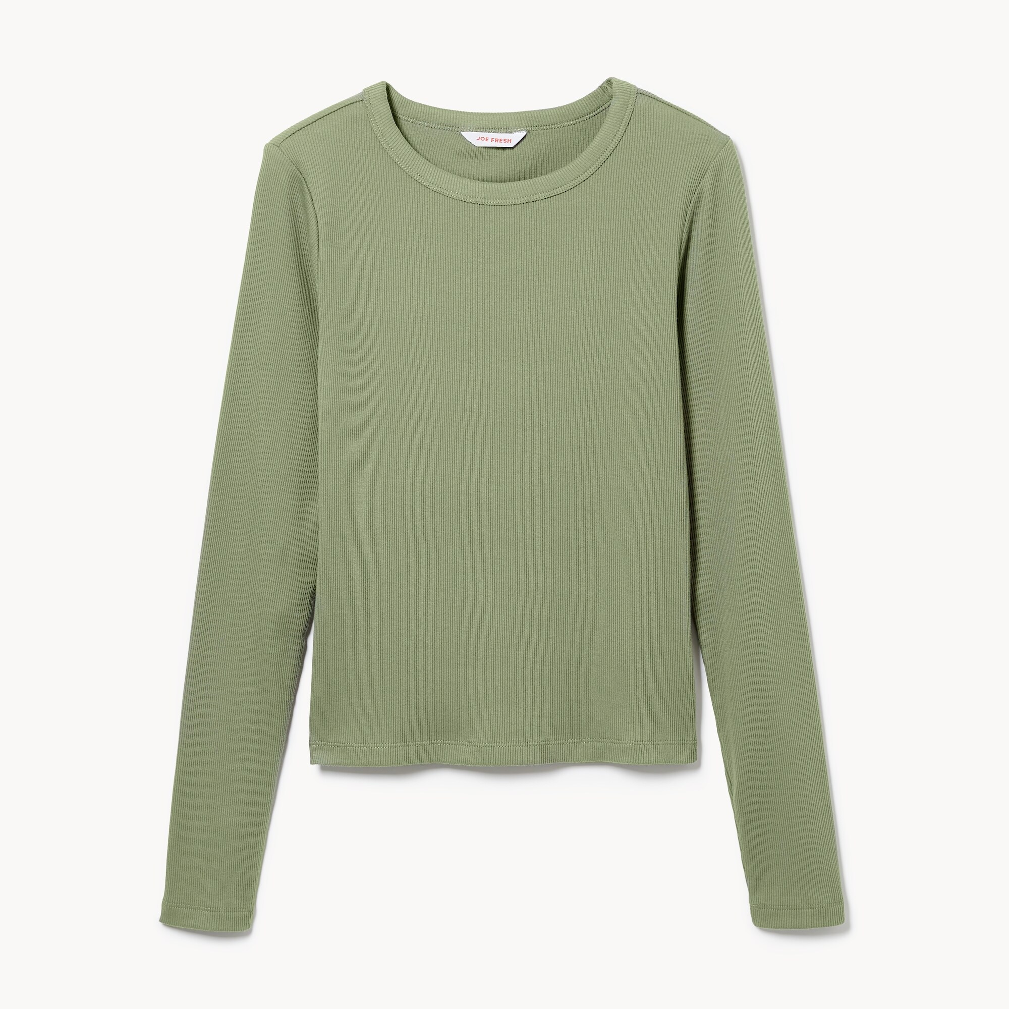 Ribbed Long Sleeve Top