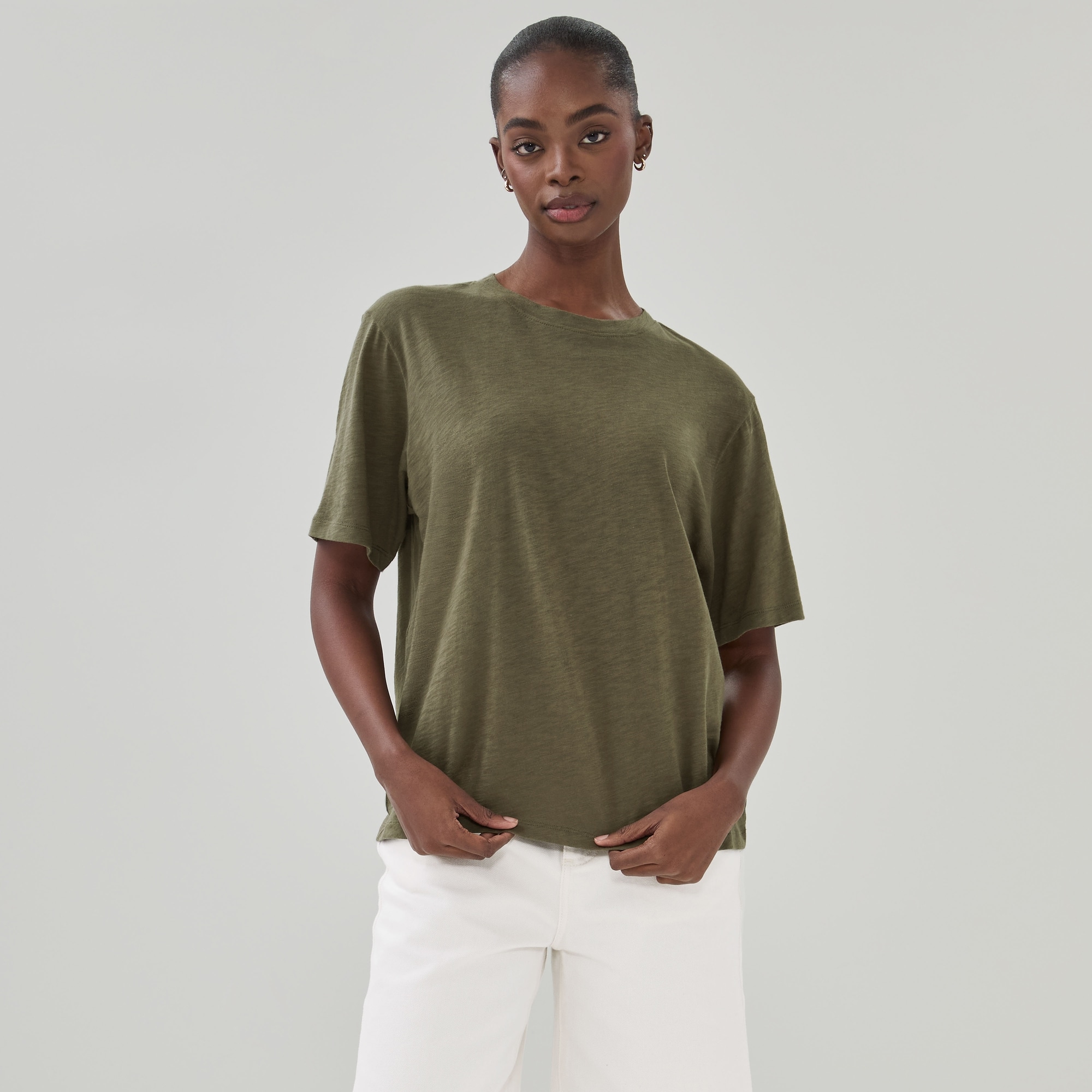 T-shirt Extensible Empire Seasonal - Olive/Noir, Taille X-Large, Neuf