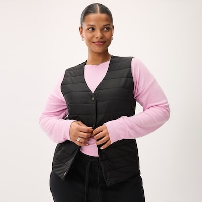 Lightweight Puffer Vest - Black