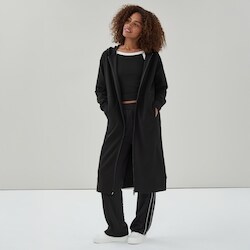 Joe Fresh CozyFleece Long Hooded Jacket - 1 ea | Maxi