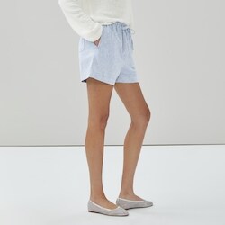 Koton Pantaloncini Donna Relax Fit In Mix Lino Con Cordino - Rosa, Taglia 36 - Morbidi E Freschi Per L'Estate - 5