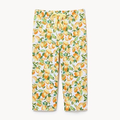 Print Cotton Sleep Pant - Pastel Blue