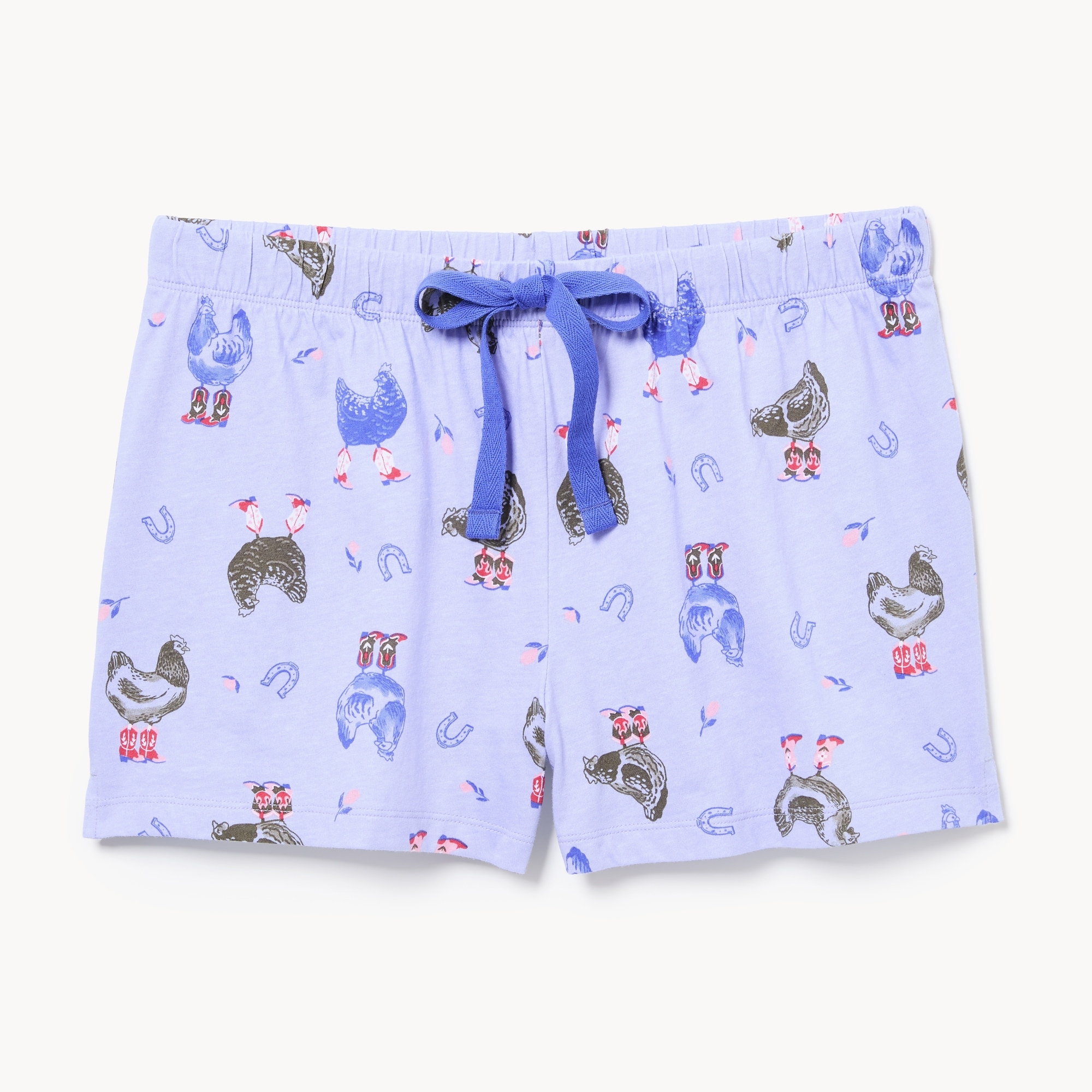 Printed Cotton Sleep Short