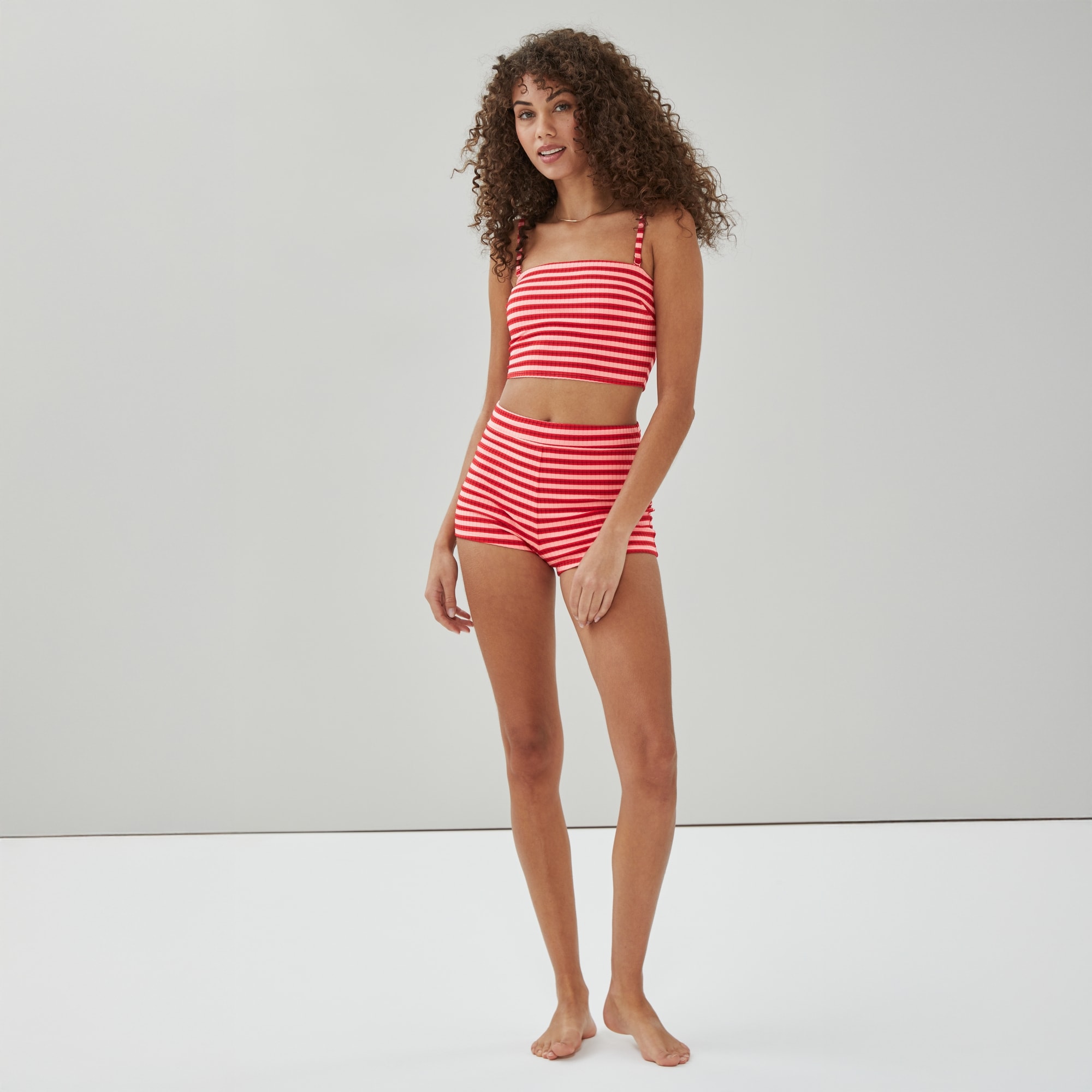 Striped Swim Short