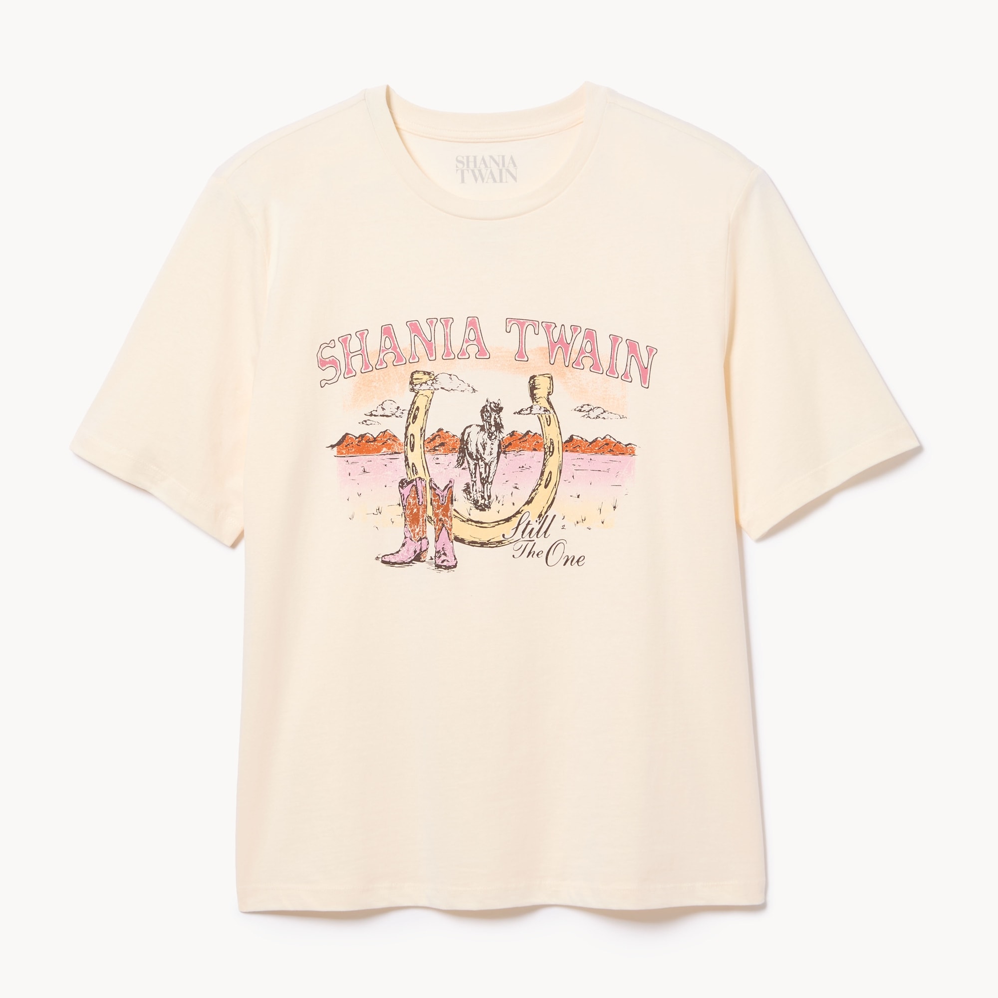 Relaxed Shania Twain Graphic T-Shirt in Sand from Joe Fresh