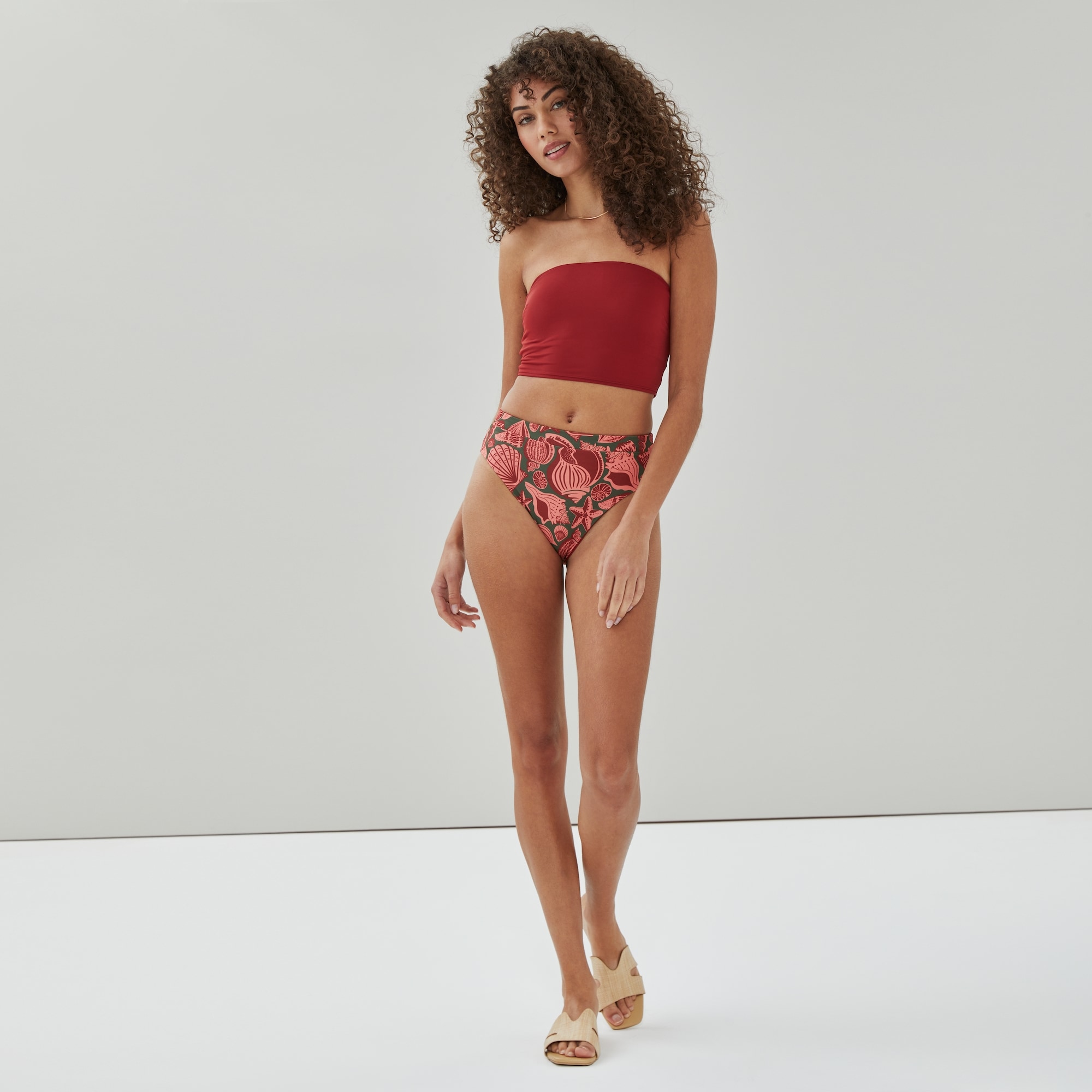 Culotte de maillot de bain réversible