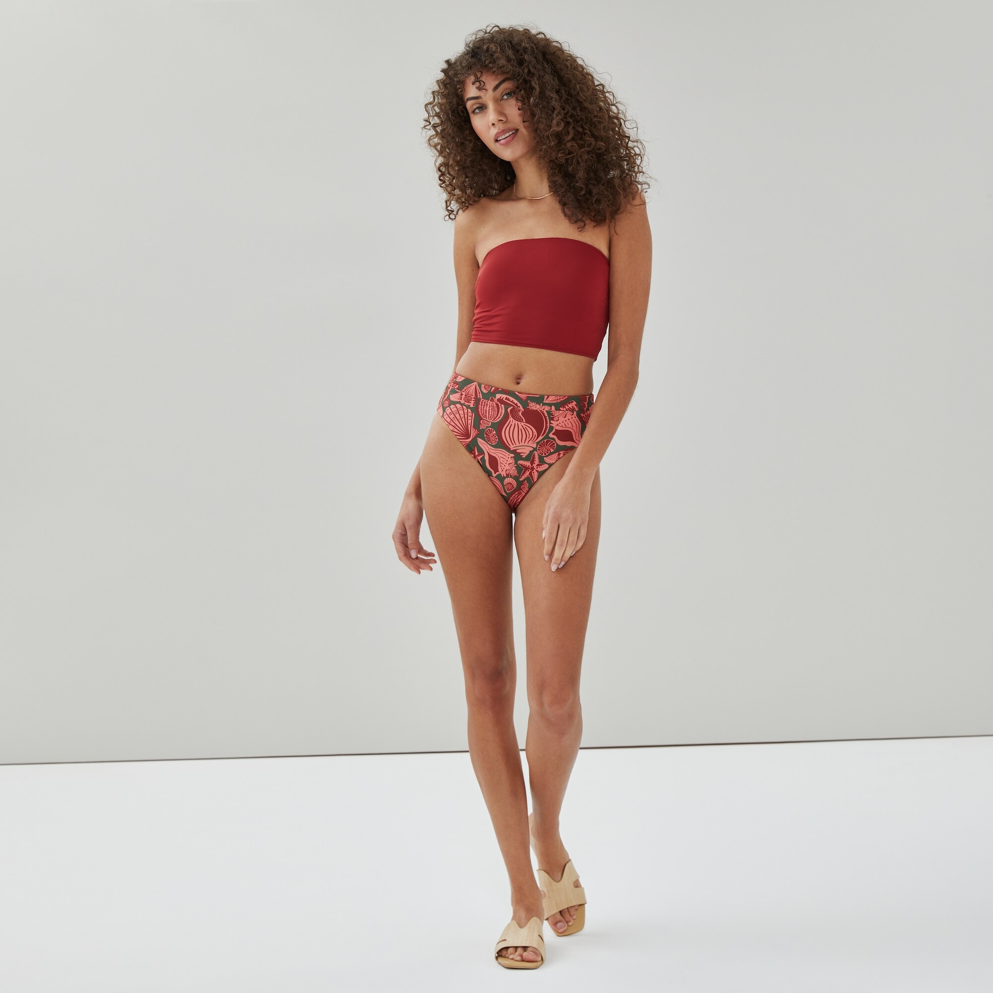 Culotte de maillot de bain réversible