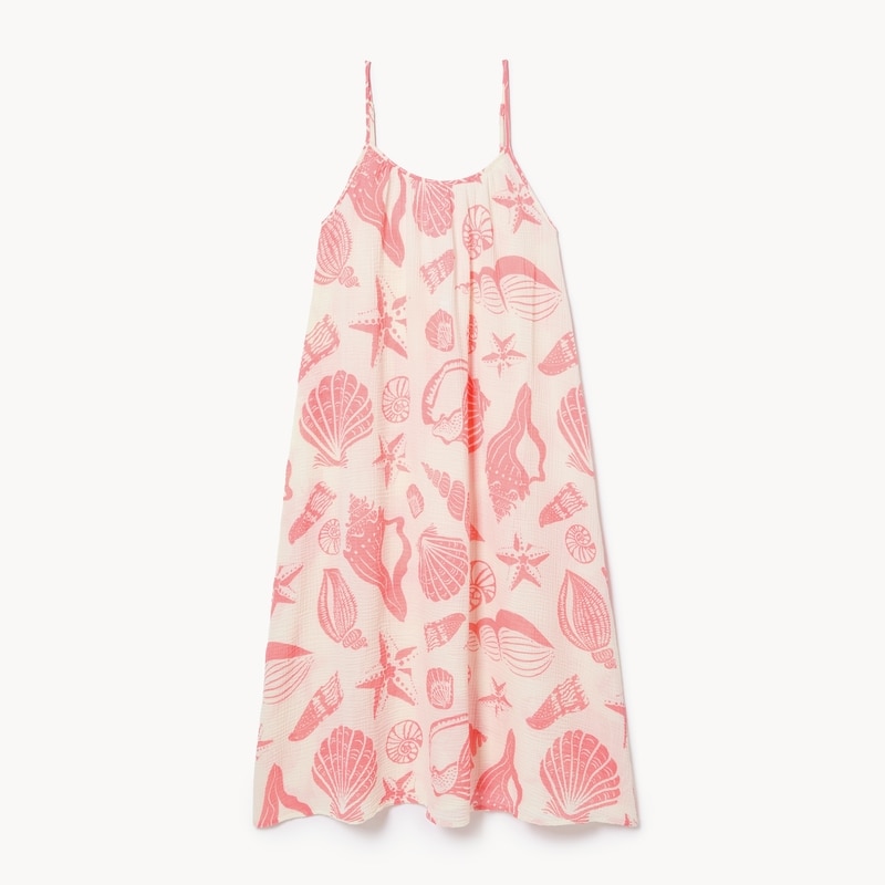 Crinkle Gauze Maxi Dress