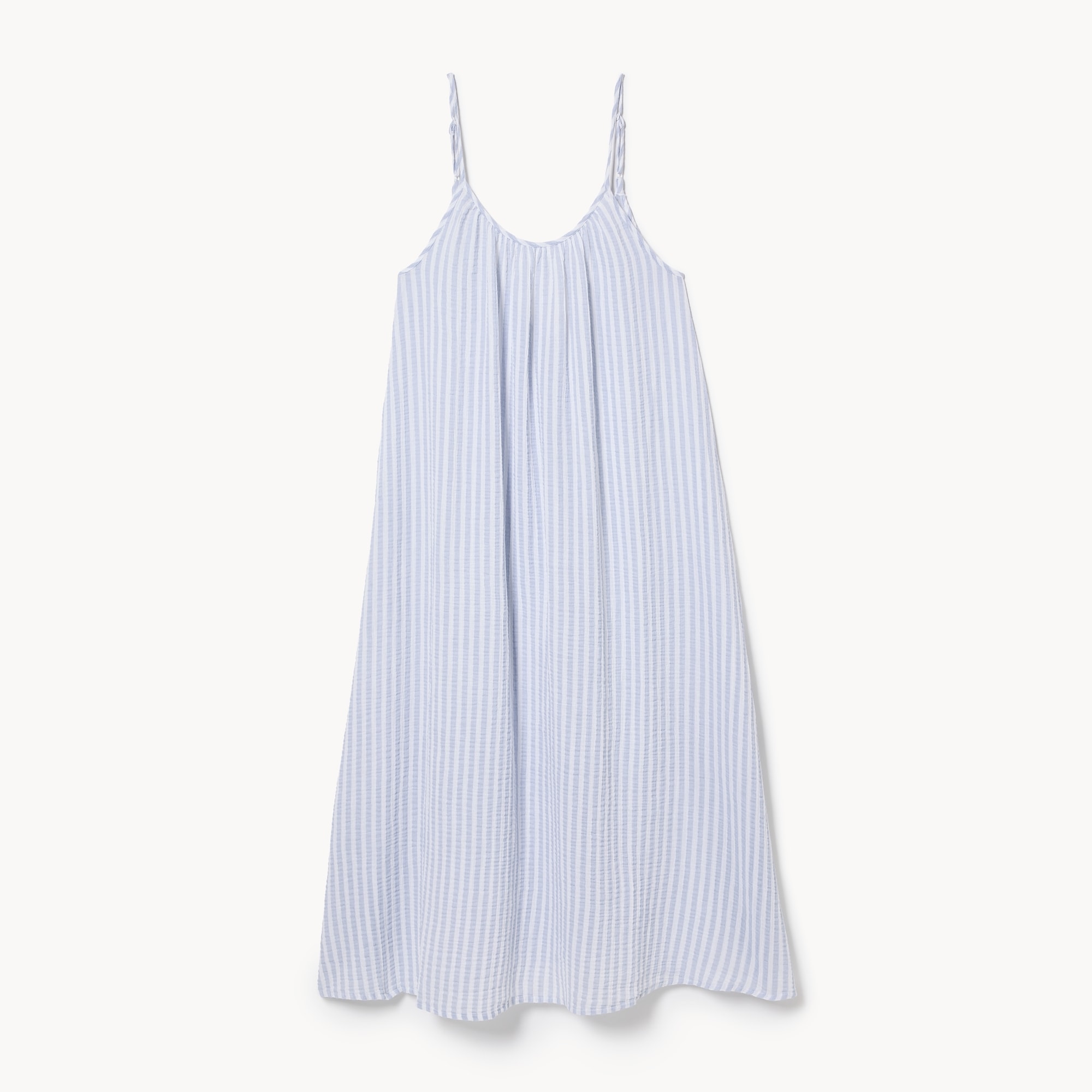 Crinkle Gauze Maxi Dress in Blue from Joe Fresh