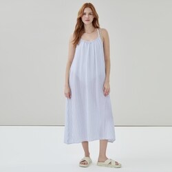 fatale maxi dress in vanilla Tank Maxi Dress in Black L