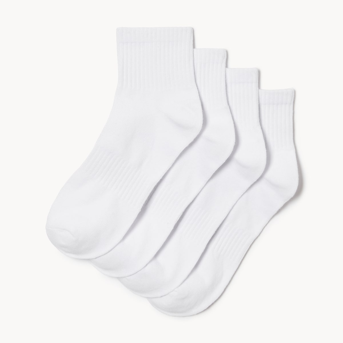 4-Pack Quarter-Crew Socks
