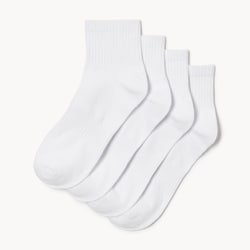 Joe Fresh 4-Pack Quarter-Crew Socks 1 ea, $12.00/1ea