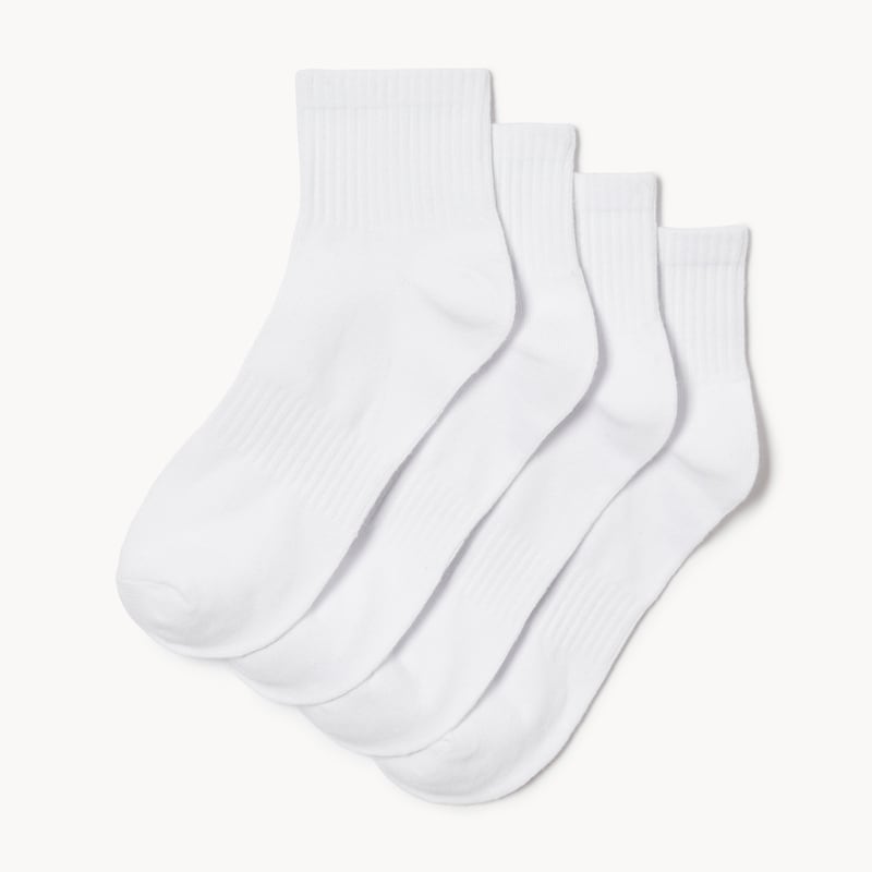 4-Pack Quarter-Crew Socks