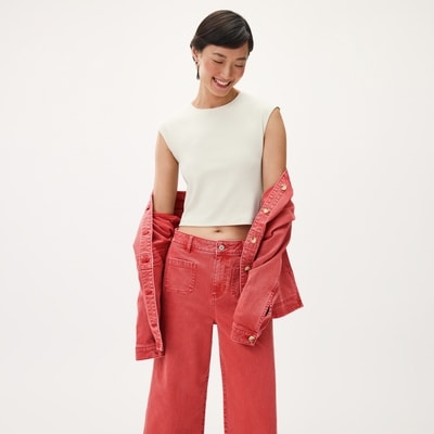 Cap Sleeve T-Shirt - White Sand