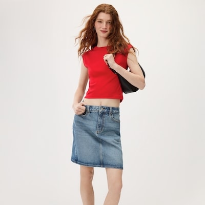Cap Sleeve T-Shirt - Red