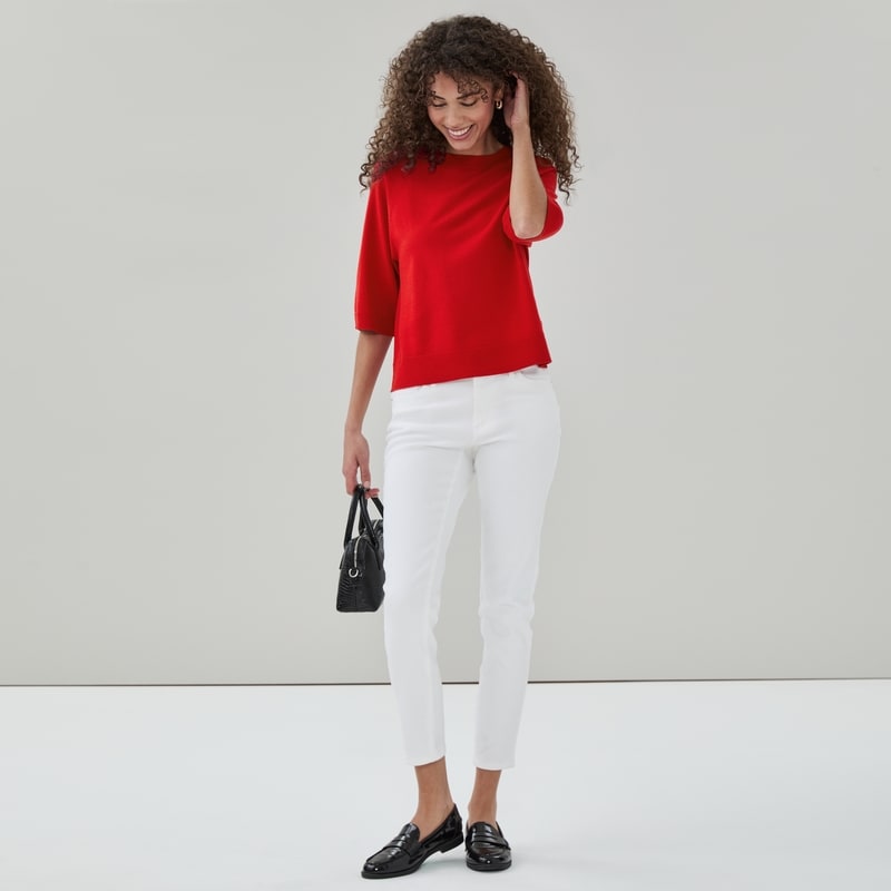 トップス ARTS&SCIENCE / Short sleeve sweater ARTS&SCIENCE - arts&science Short sleeve crop sweaterの通販 by