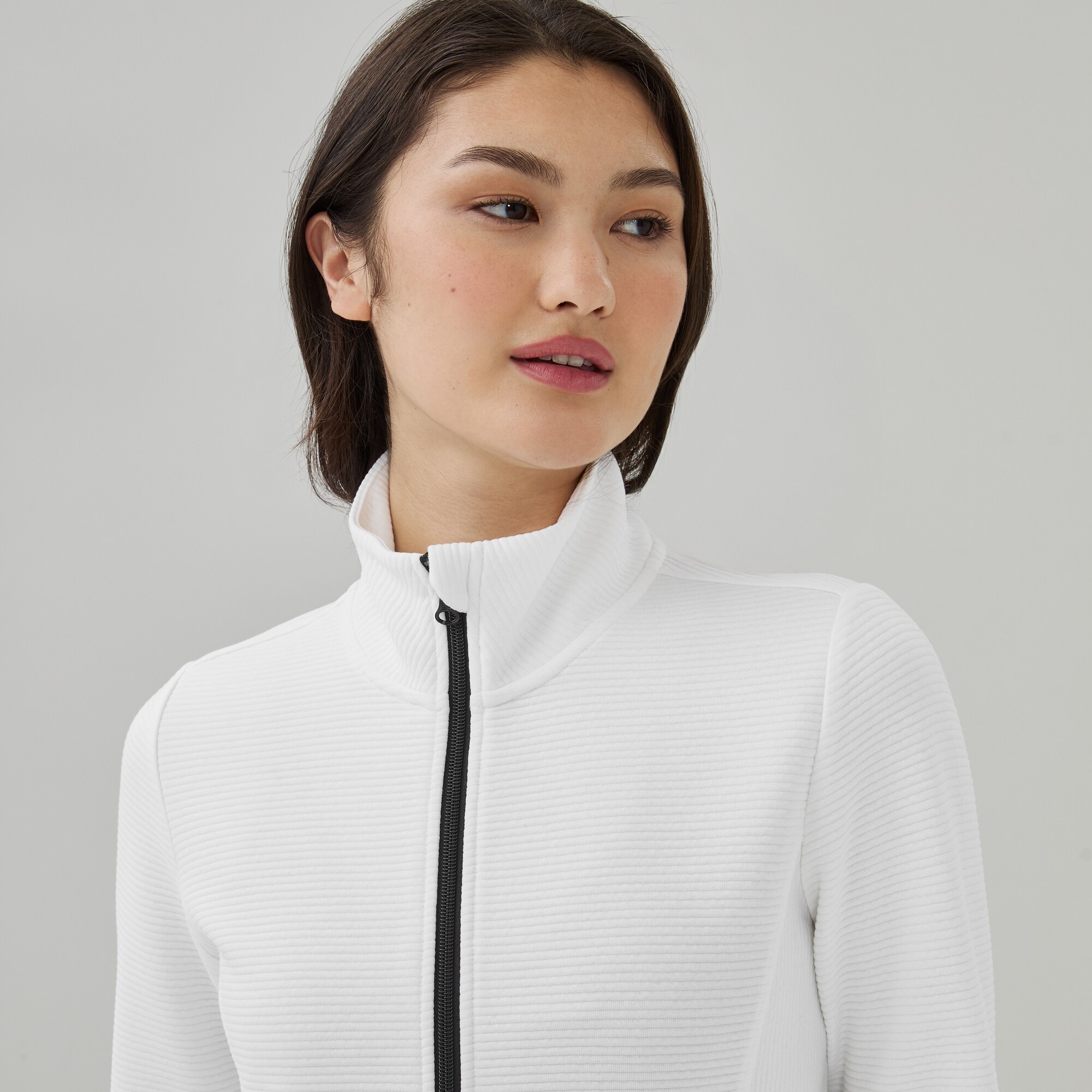 Active Zip-Up Jacket in White from Joe Fresh