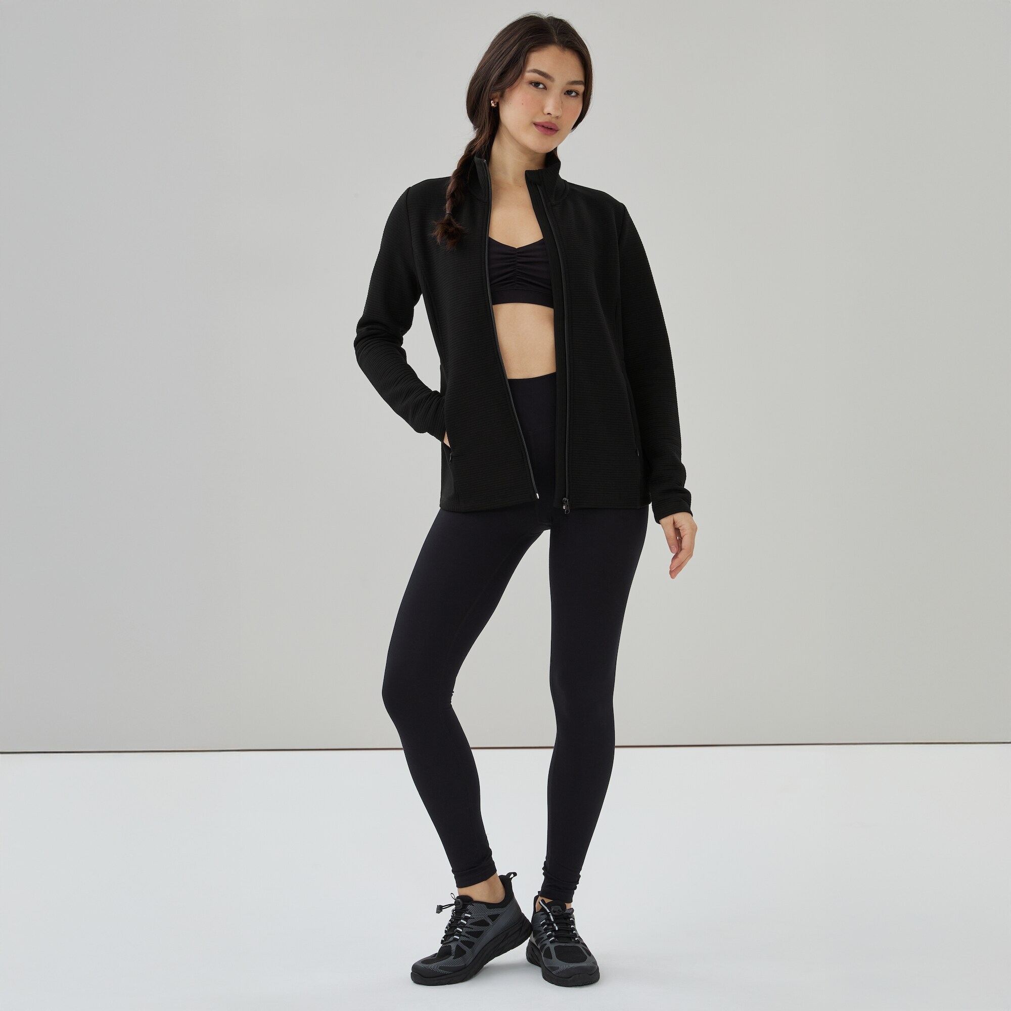Veste sport à fermeture éclair
