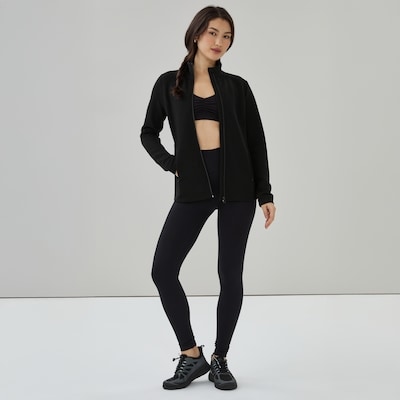 Active Zip-Up Jacket - Black