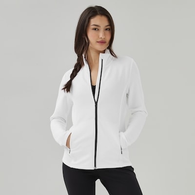 Active Zip-Up Jacket - White
