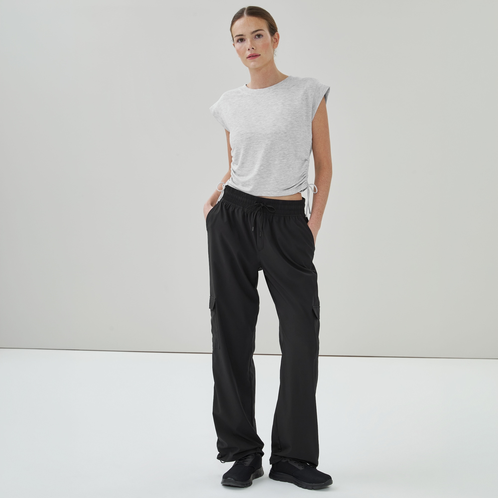 Cargo Pant in Black from Joe Fresh