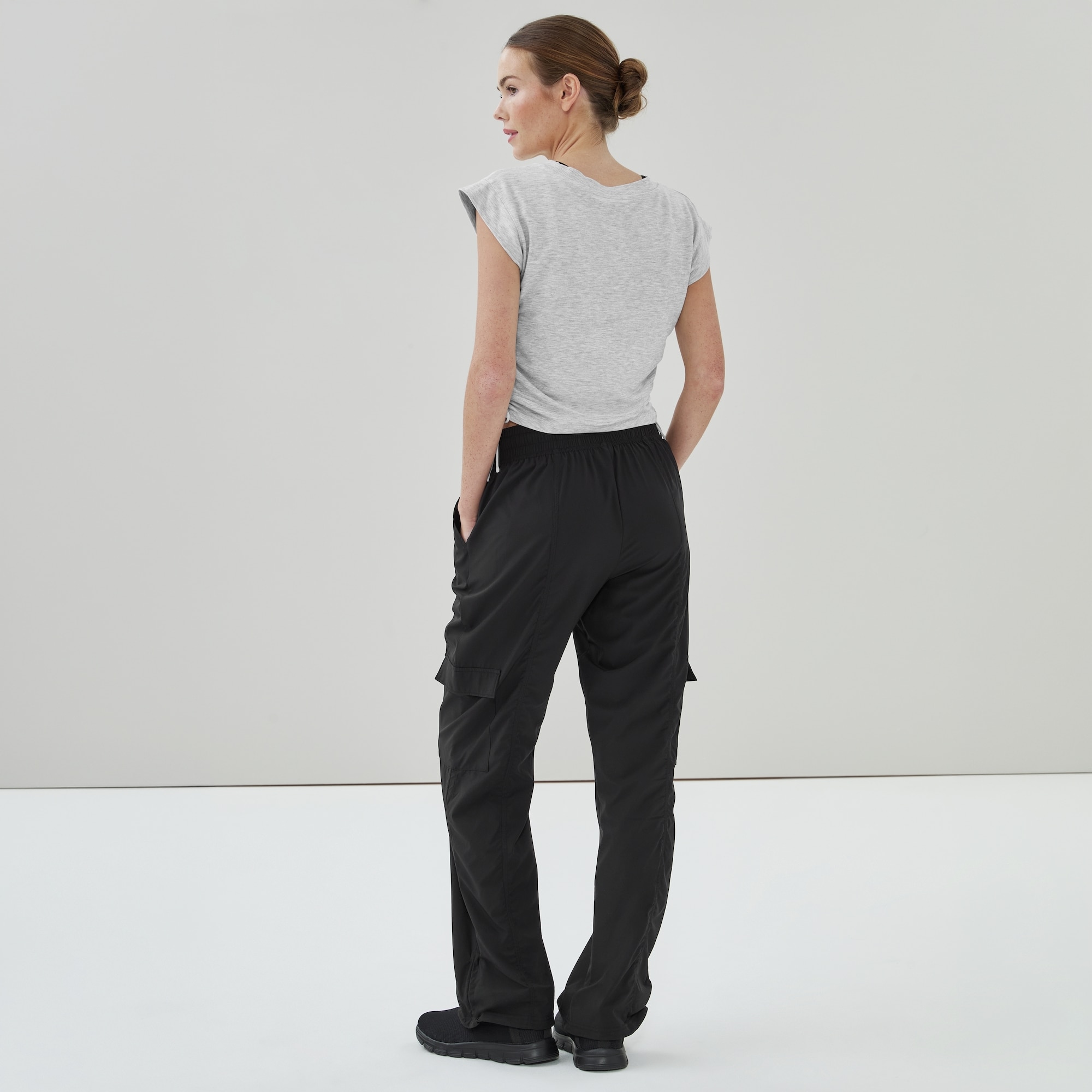 Cargo Pant in Black from Joe Fresh