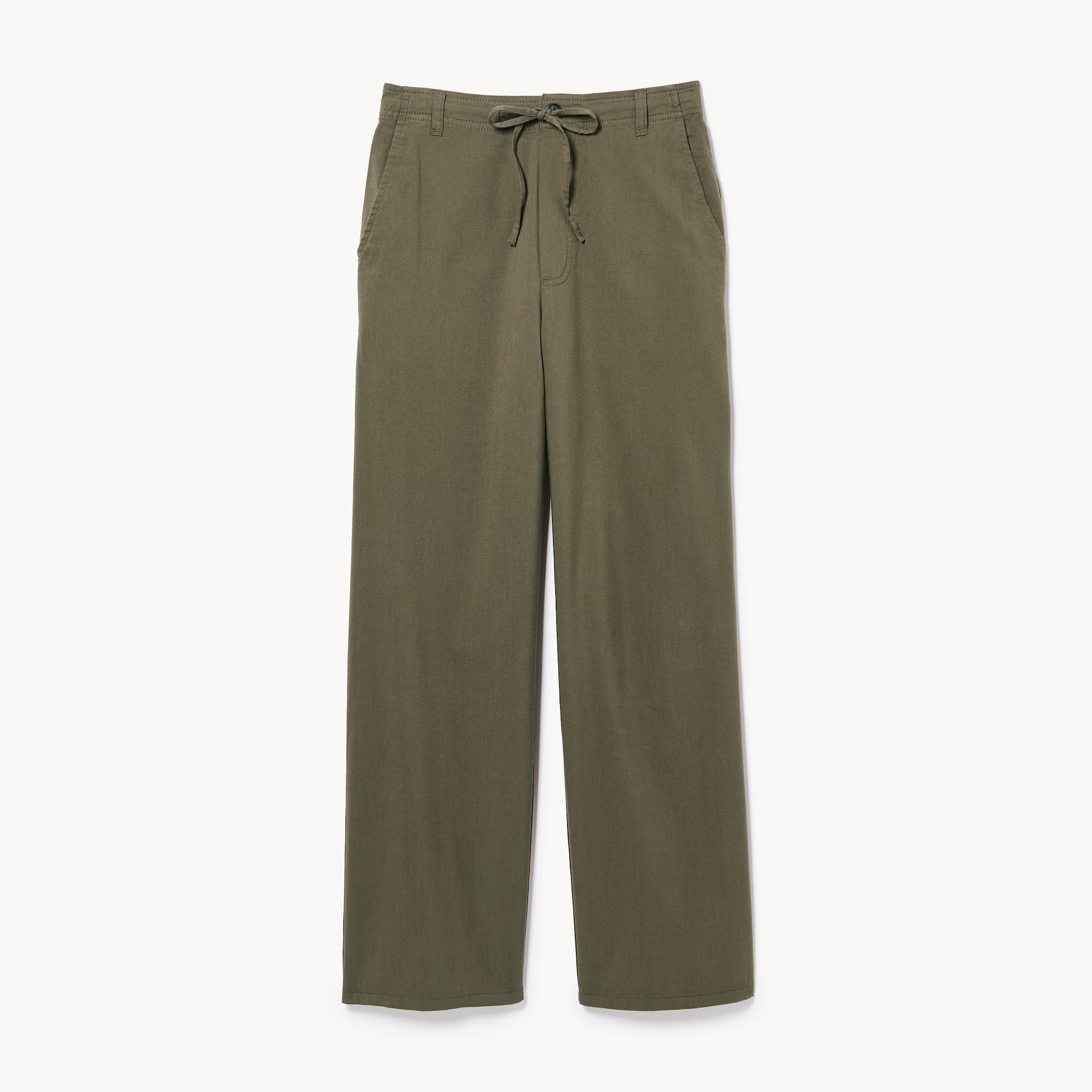 Dark Olive Wash Pull-On Pant in Dark Olive from Joe Fresh