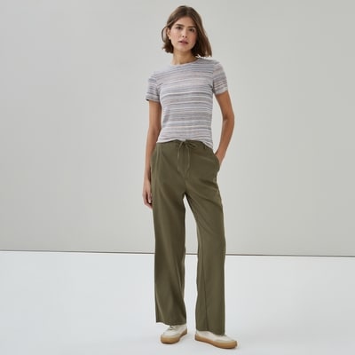 Joe Fresh Pantalon sans attache olive délavé foncé 1 ea, 39,00 $/1ch