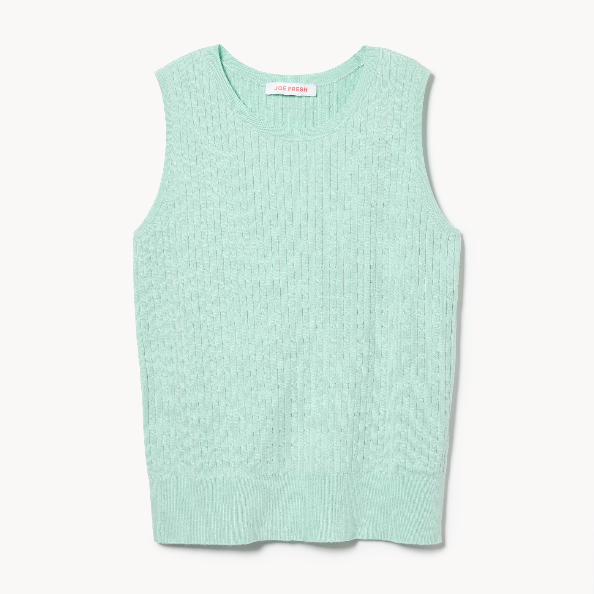 【未使用】MEDI CONCEPT LOGO KNIT TANK TOP Open Front Knit Tank | OAK + FORT