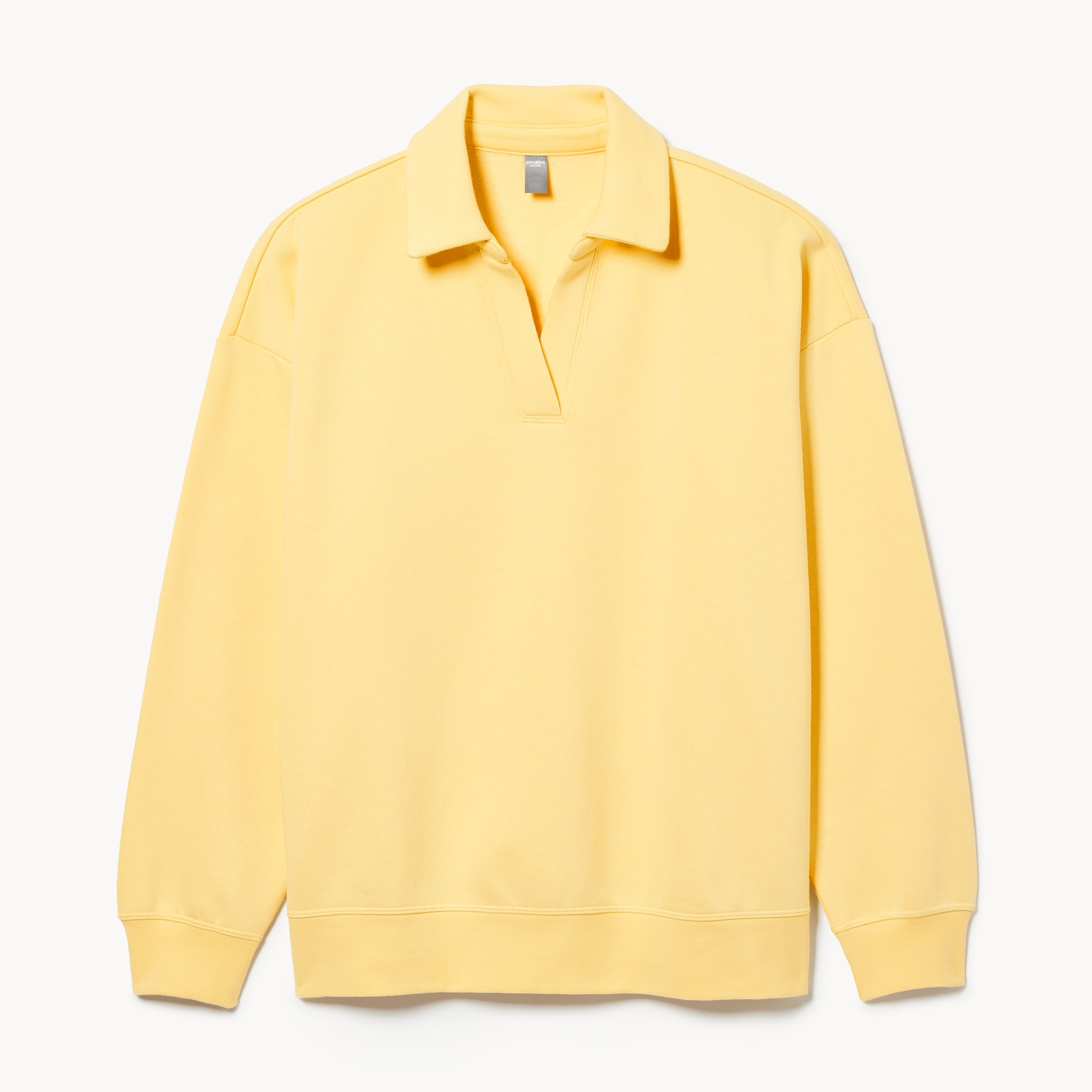 Chandail en molleton à col polo
