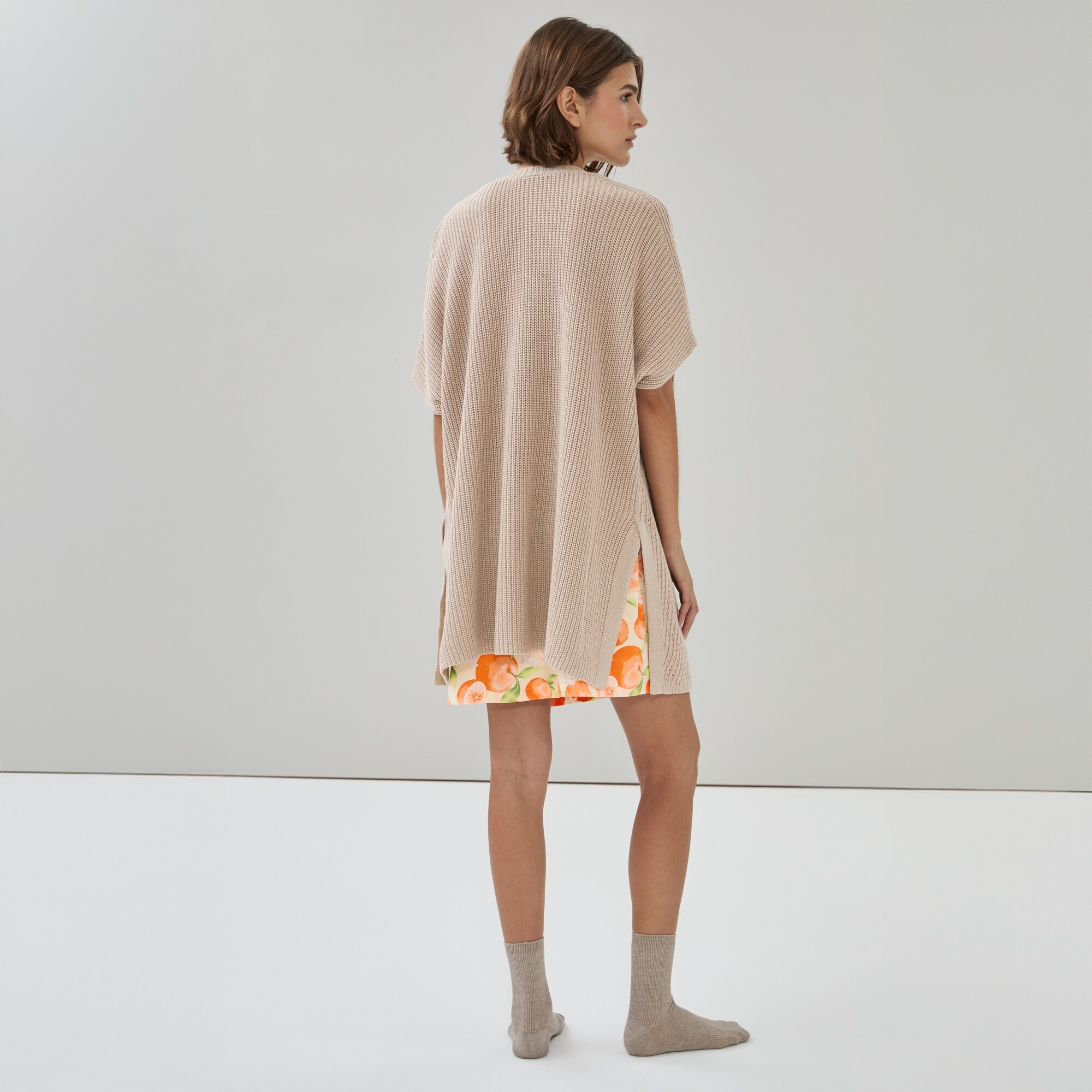 Cardigan de détente en pointelle