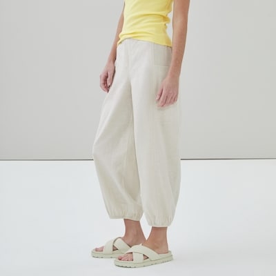 Linen Cotton Pull-On Jogger - Linen