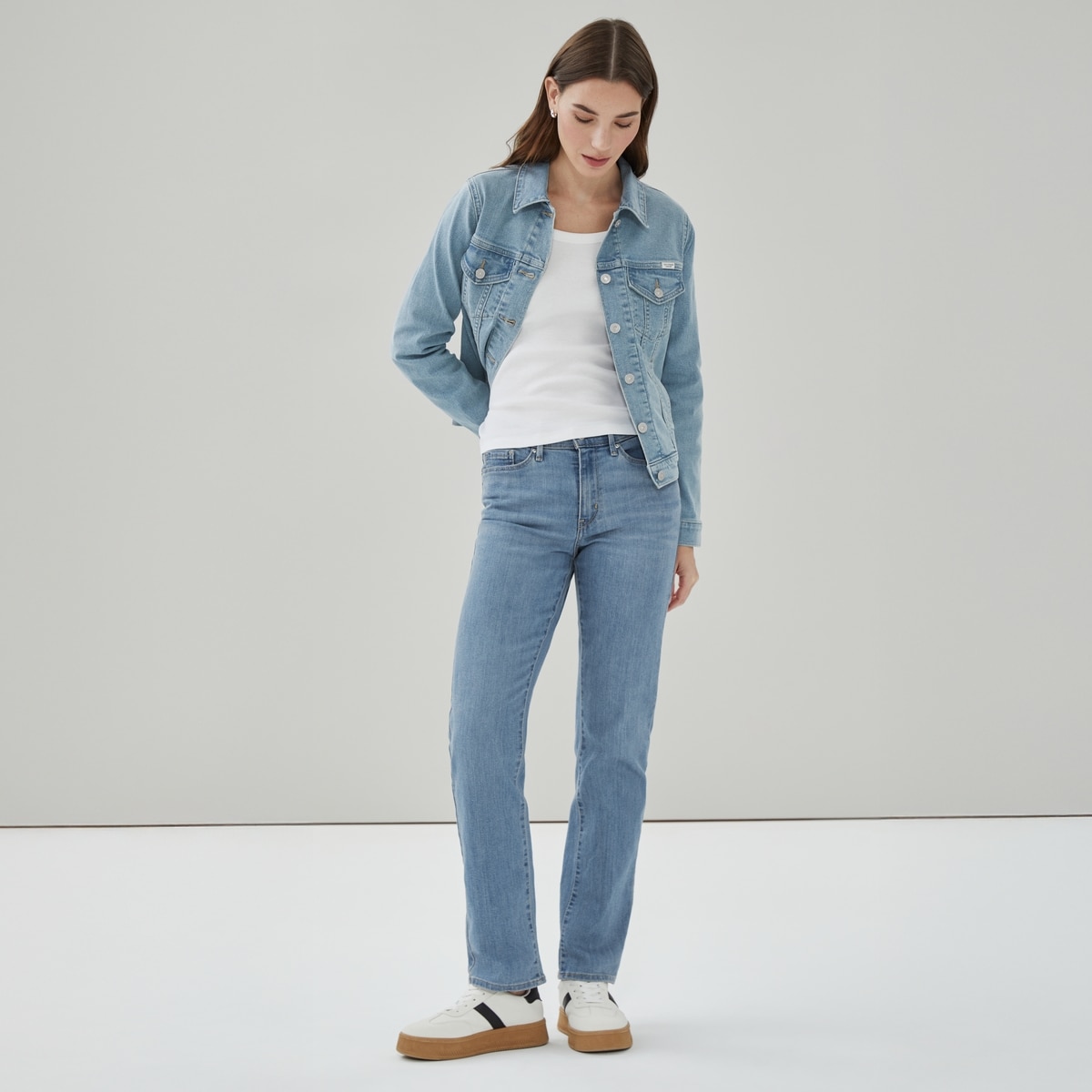 Jean droit Signature GoldMC Levi Strauss - Laver Ple