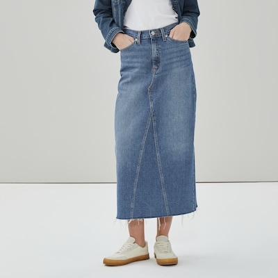 Jupe maxi en denim Signature GoldMC Levi Strauss - Laver Moyen