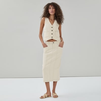 Levi Strauss Signature™ Gold Denim Skirt - Off White