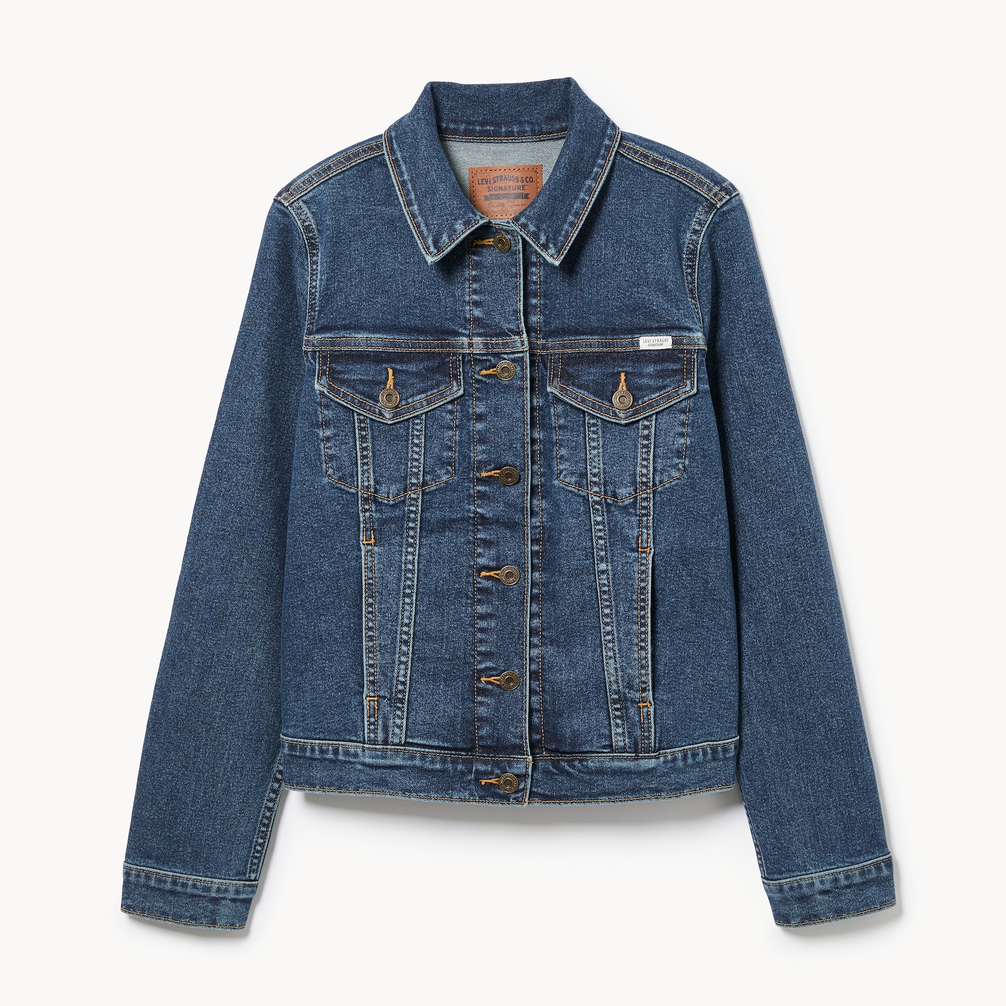 Levi Strauss Signature Gold™ Denim Jacket in Dark Wash from Joe Fresh