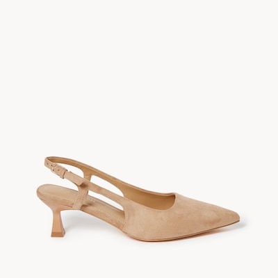 Chaussures à talon à bride - Brun Pâle