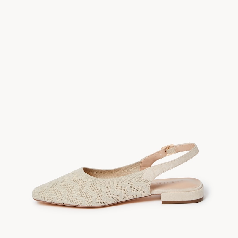 Knit Slingback Mules