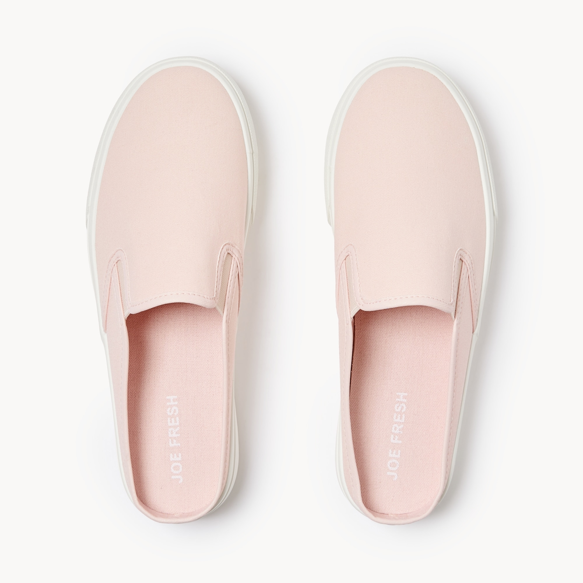 Mules sans attache en toile