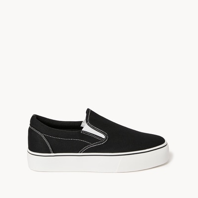 Canvas Sneakers - Black