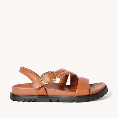 Strappy Sandals - Camel