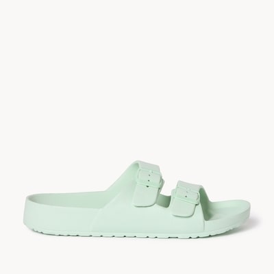 Sandales à double boucle - Vert menthe