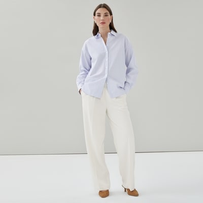 Joe Fresh Chemisier boutonné ample à rayures 1 ea, 39,00 $/1ch