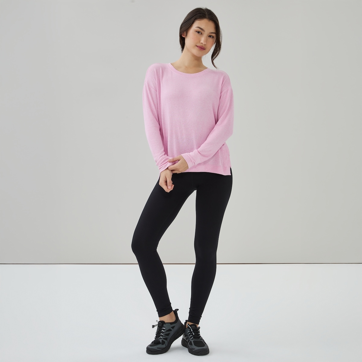 Hacci Lounge Sweatshirt - Pink Mix